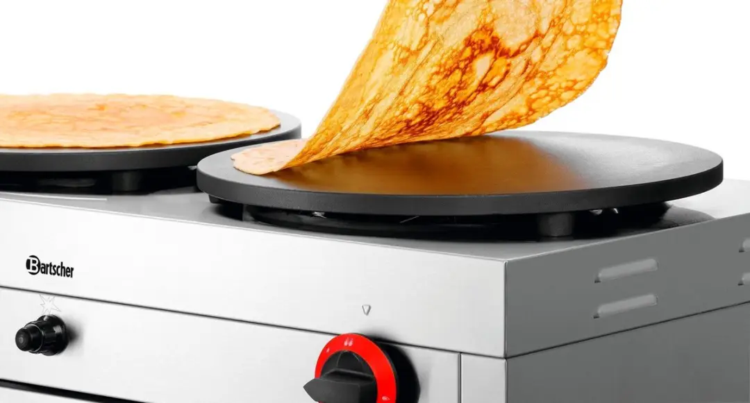 Bartscher 2CP400G Crêpe-Bakplaat - 6000W - RVS