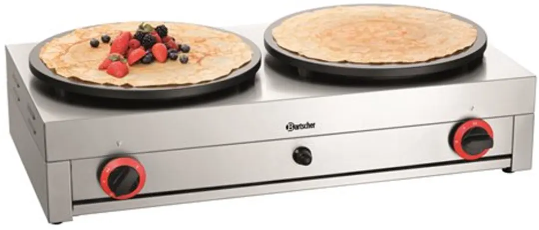 Bartscher 2CP400G Crêpe-Bakplaat - 6000W - RVS - afbeelding 6 van 6
