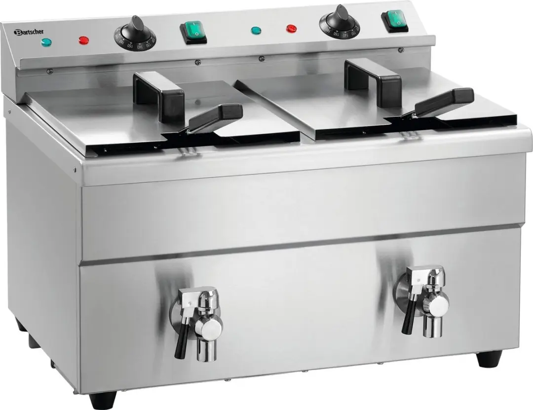 Bartscher Inductiefriteuse 2x8L Plus 165119 - 7000W - RVS
