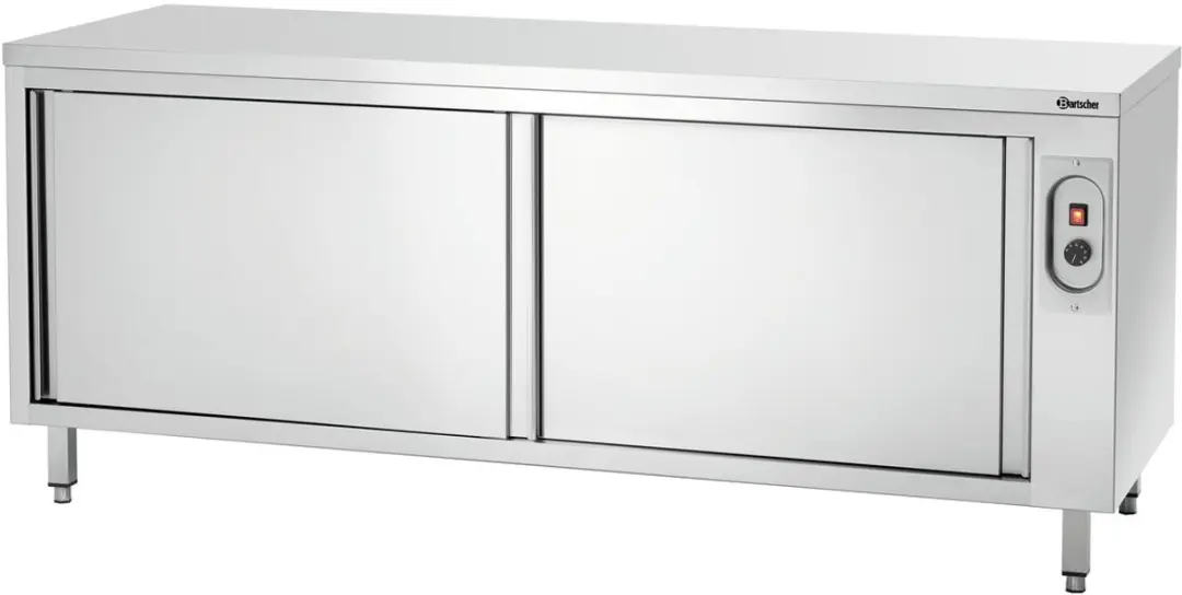 Bartscher Warmhoudkast RVS 2000mm 2000W - 2 Schuifdeuren