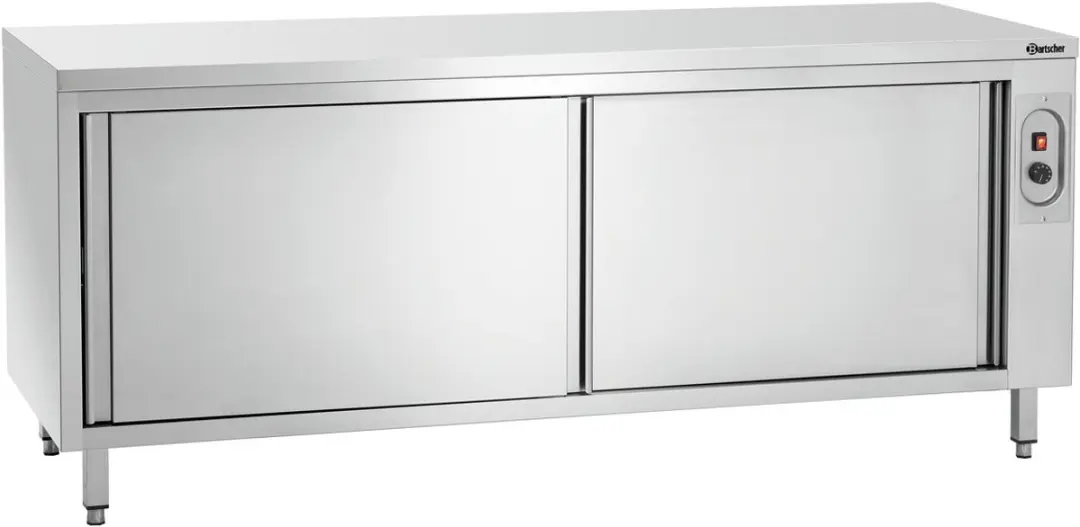 Bartscher Warmhoudkast RVS 2000mm 2000W - 2 Schuifdeuren
