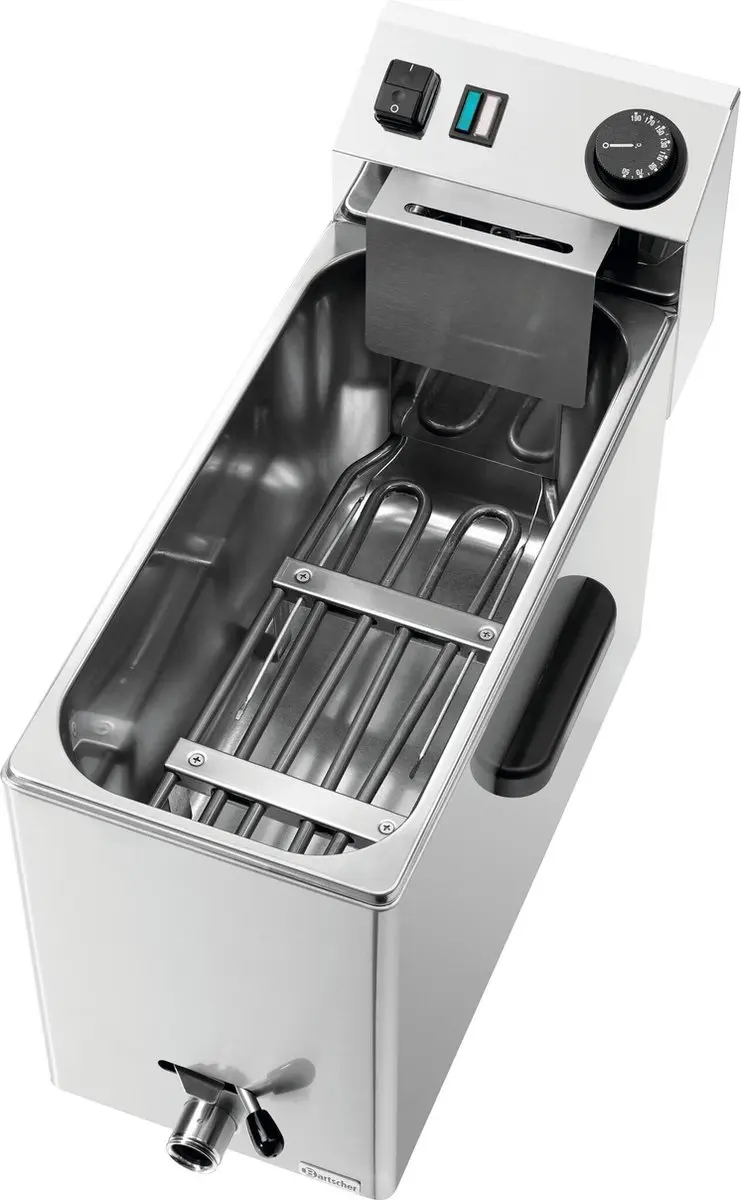 Bartscher SNACK XL Plus Friteuse 3400W - 8L - RVS - afbeelding 6 van 6