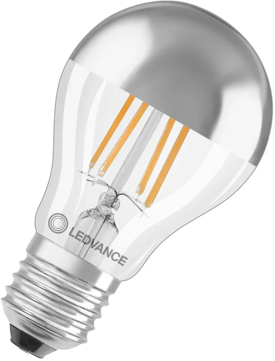 LEDVANCE Classic E27 Peer Filament Spiegel 6.5W 650lm - Zeer Warm Wit - afbeelding 5 van 5