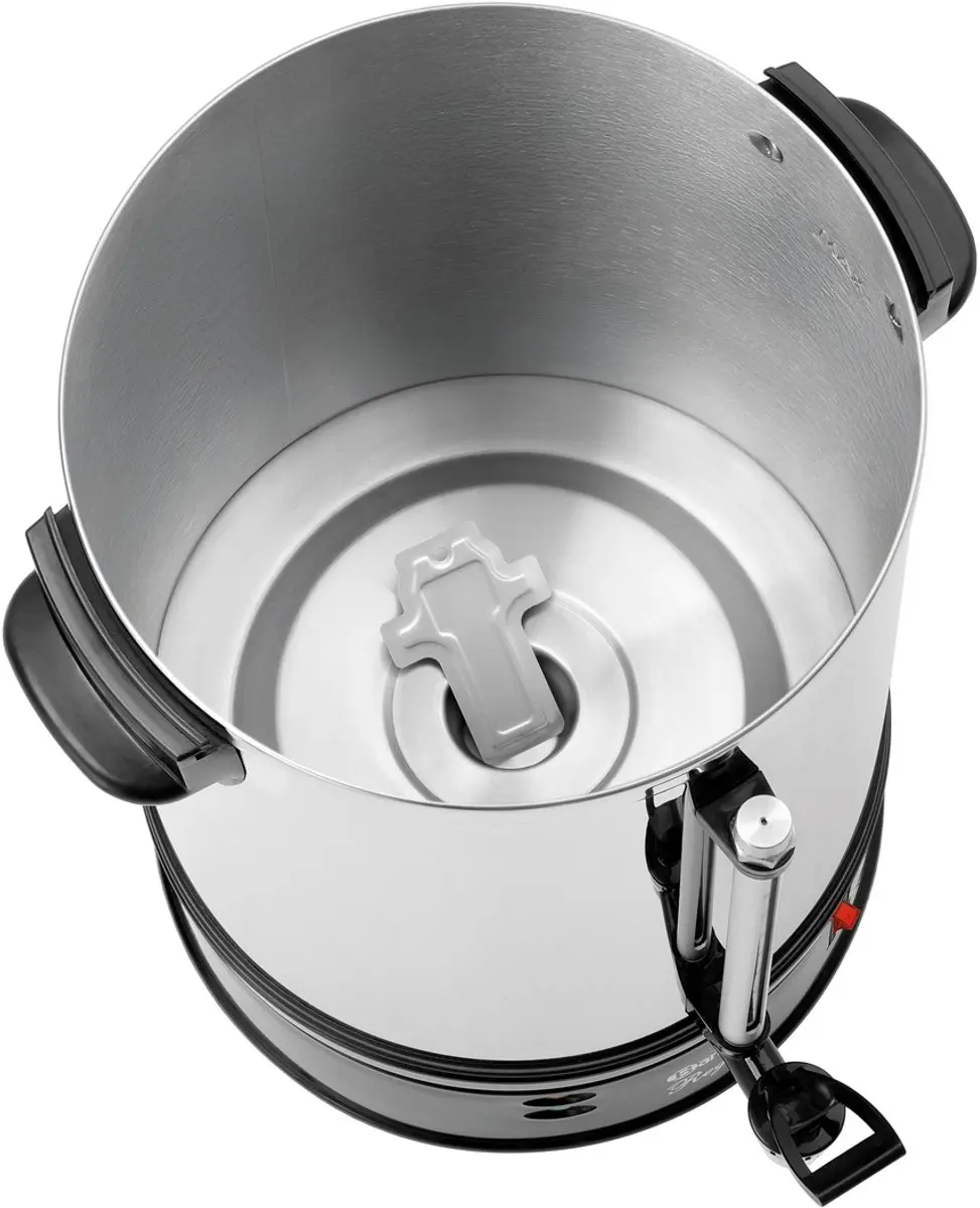 Bartscher Regina Plus 90 Koffiezetapparaat 1450W - 90 Kopjes - 14L - Zilver/Zwart