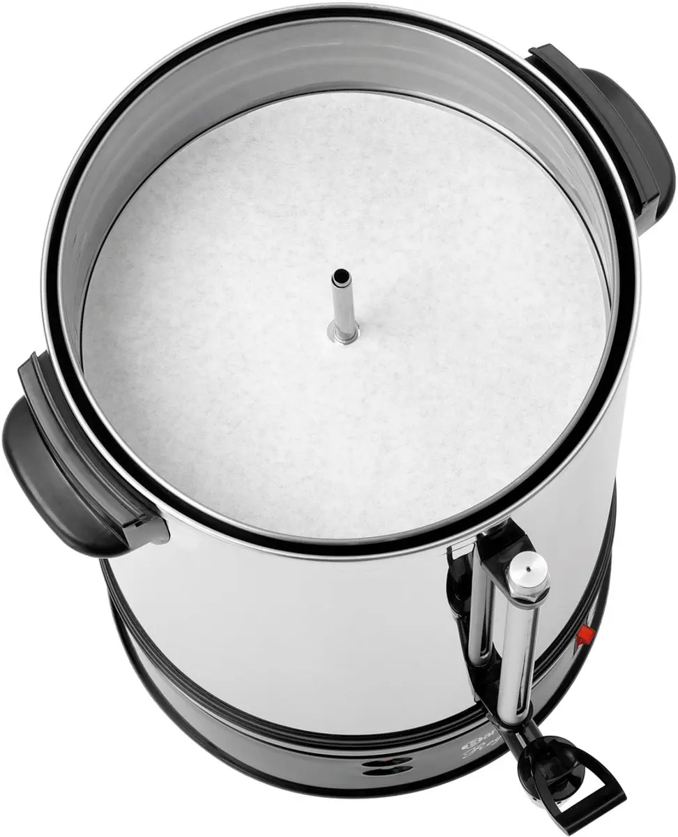 Bartscher Regina Plus 90 Koffiezetapparaat 1450W - 90 Kopjes - 14L - Zilver/Zwart - afbeelding 6 van 6