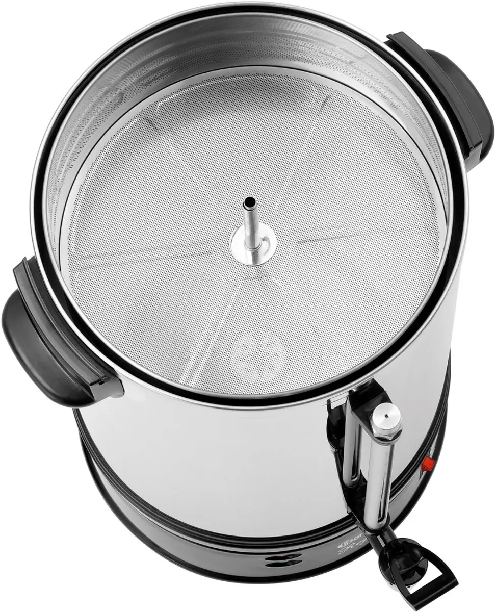 Bartscher Regina Plus 90 Koffiezetapparaat 1450W - 90 Kopjes - 14L - Zilver/Zwart