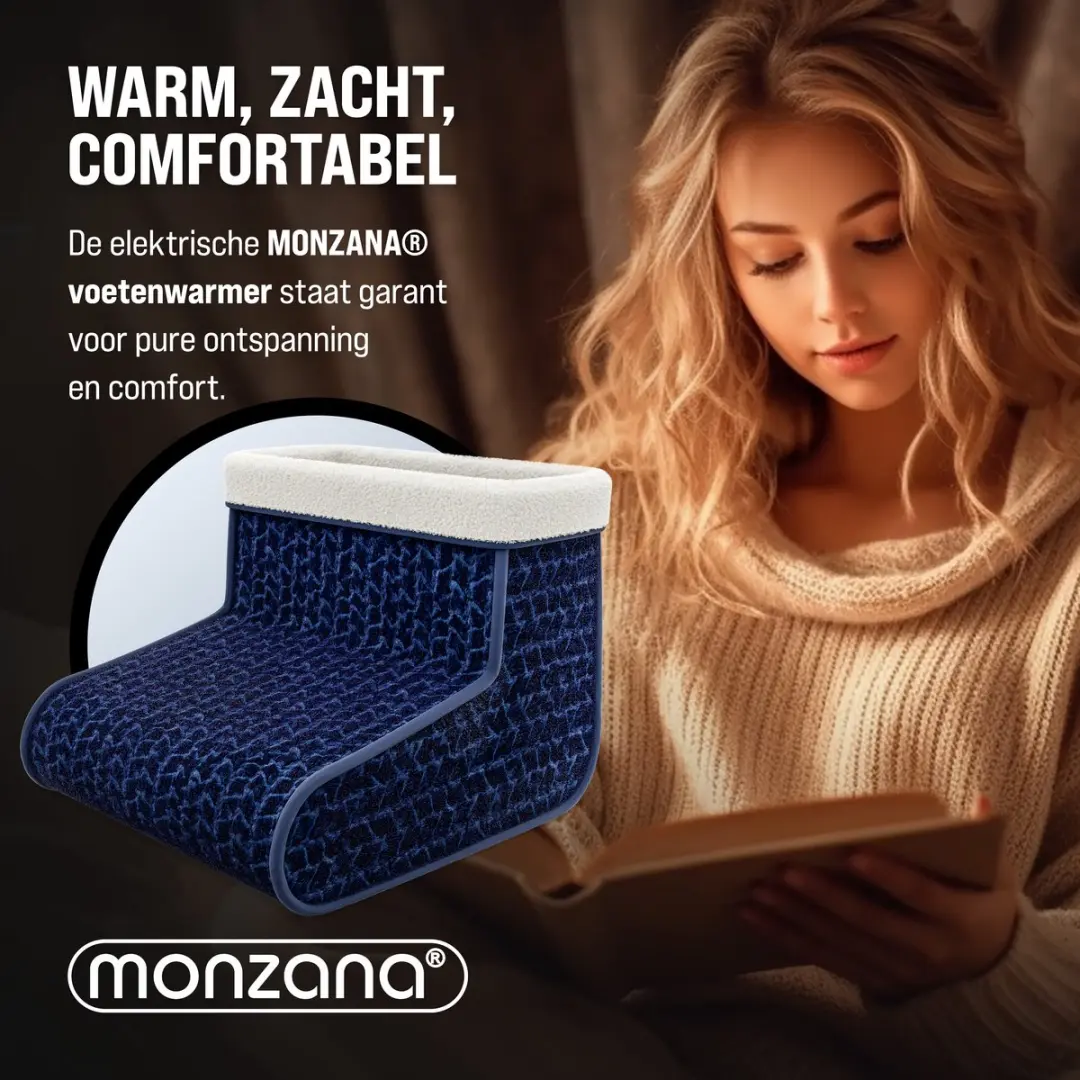Monzana Voetenwarmer 4 Temperaturen Blauw