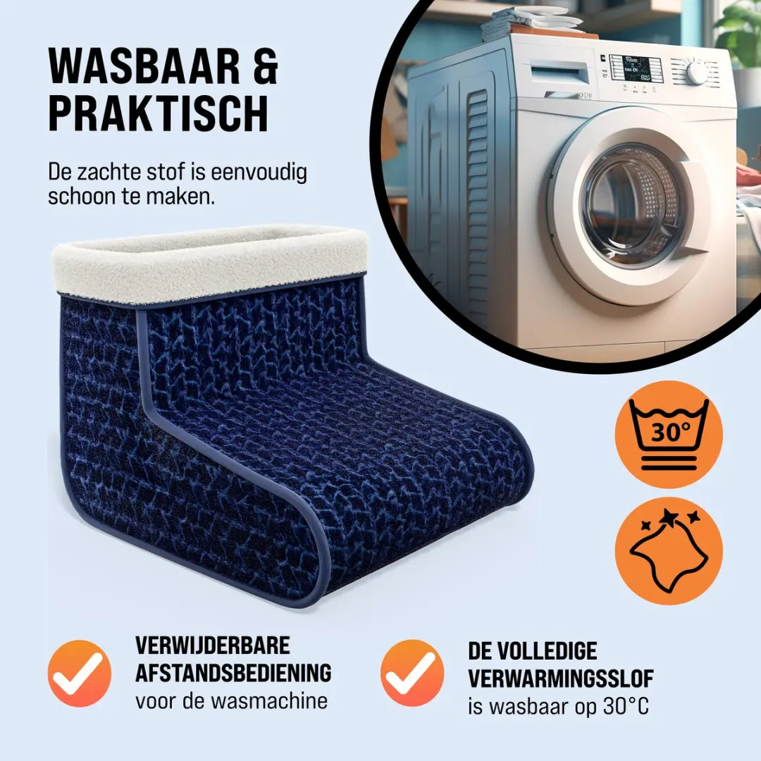 Monzana Voetenwarmer 4 Temperaturen Blauw