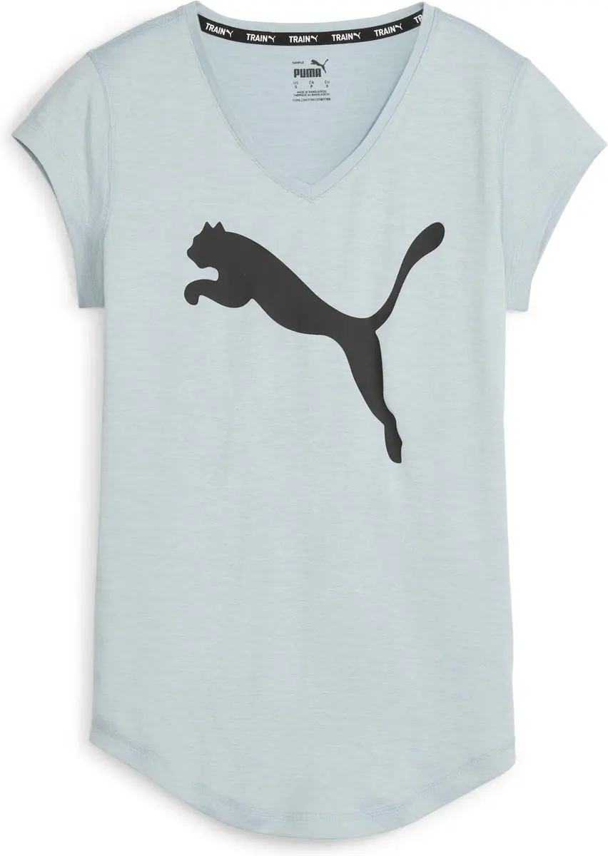 PUMA Train Favorite Heather Cat Tee Dames Sportshirt