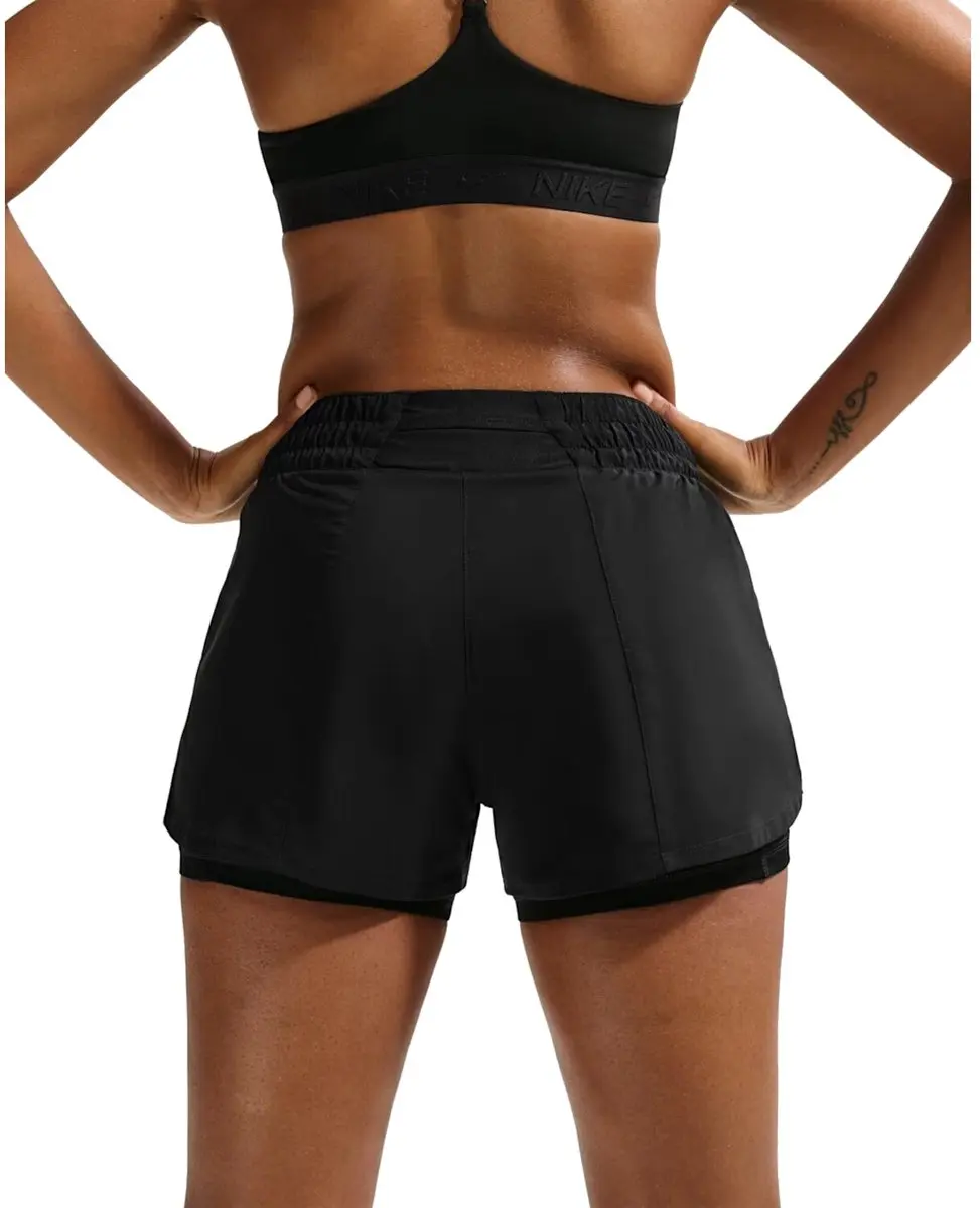 Nike One-2in1 Korte Broek Vrouw S - Black/White