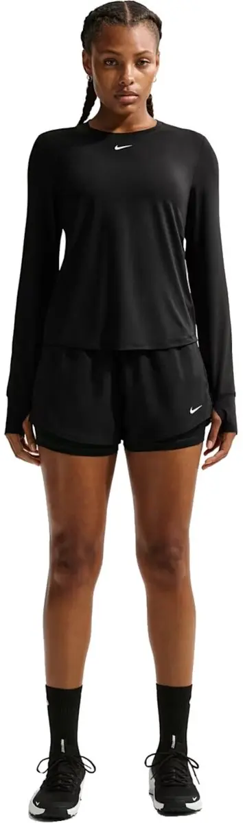 Nike One-2in1 Korte Broek Vrouw S - Black/White
