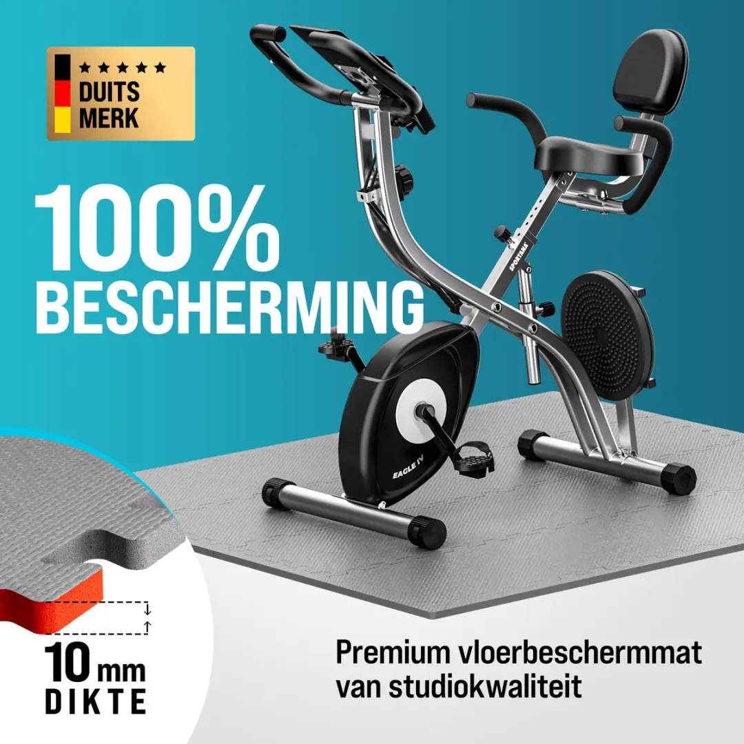Monzana Vloerbeschermer 18x31x31cm - Antislip - Zwart