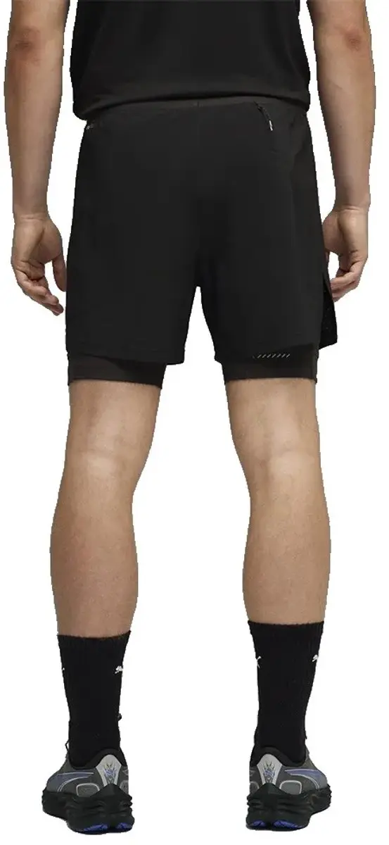 PUMA Dreamrun Drycell 2in1 Korte Broek - S - Zwart