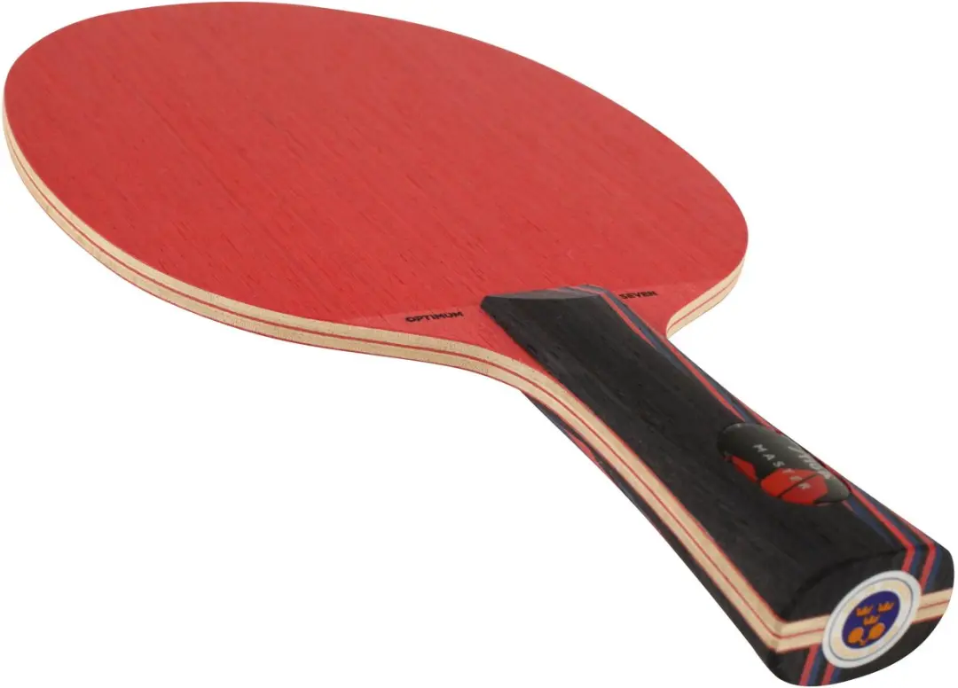 Stiga Optimum Seven Tafeltennisbat - Rood/Zwart