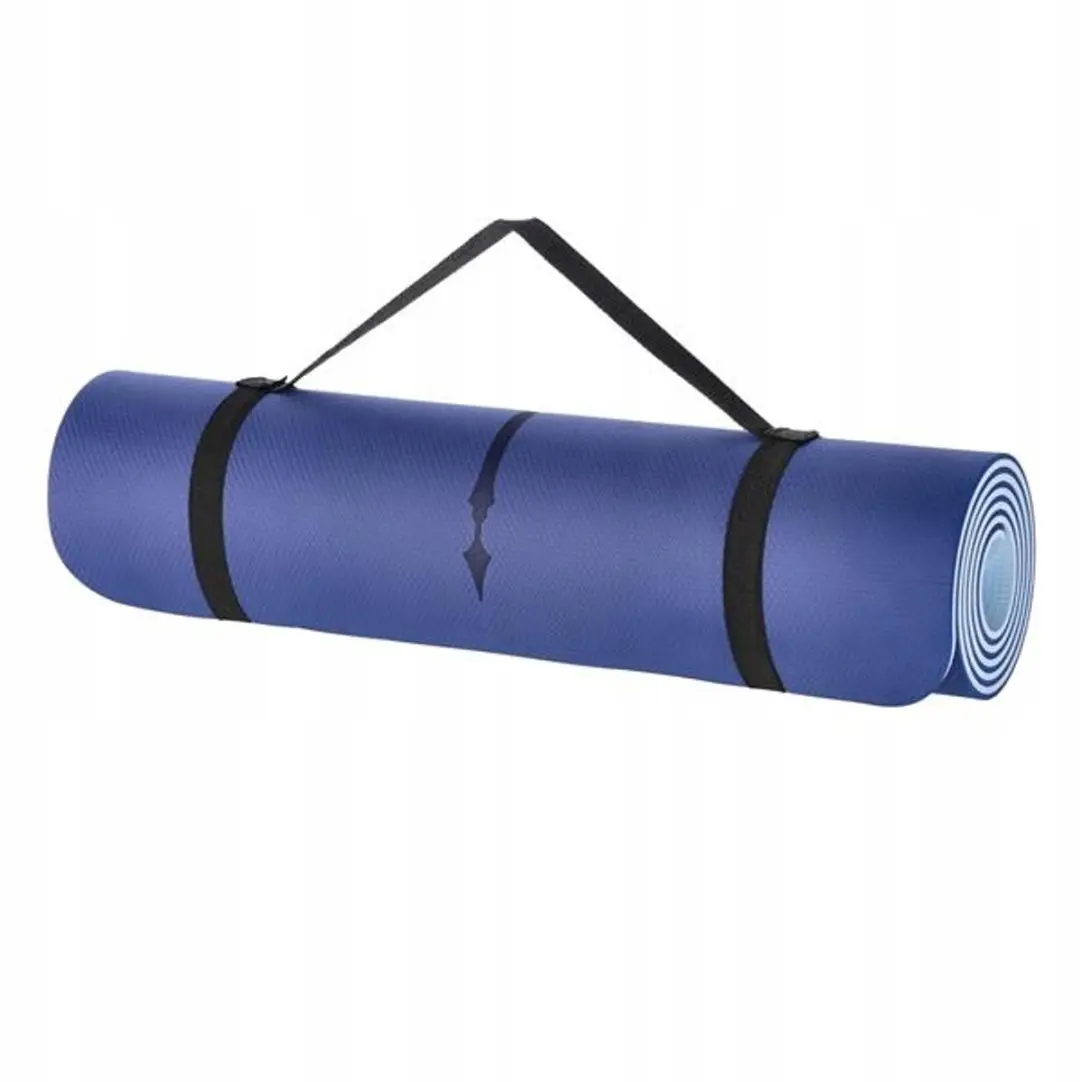 HMS YM10 Yogamat TPE - 182x61x0.8cm Donkerblauw
