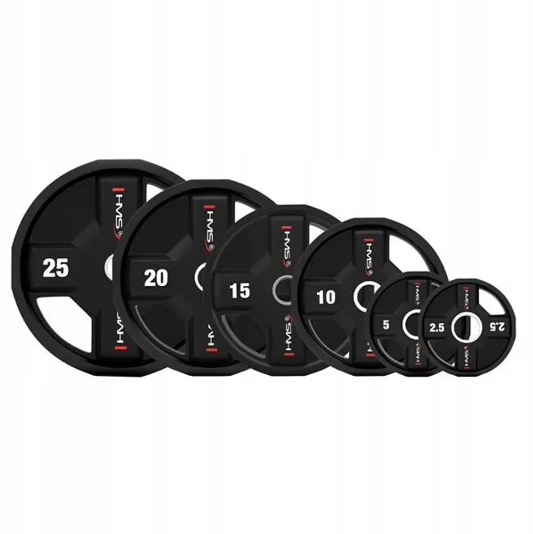 HMS TPC20 Olympische Beugel 20kg - Zwart