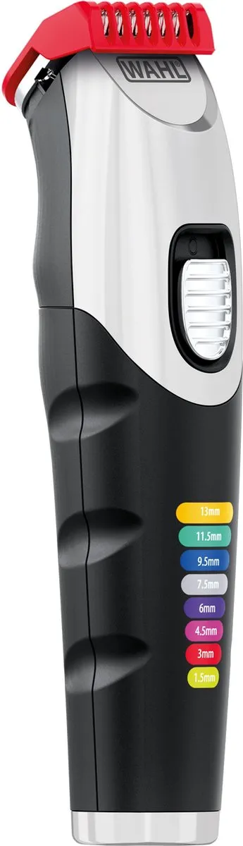 Wahl Color Trim Opzetkammen - 8 Stuks - Zwart/Wit