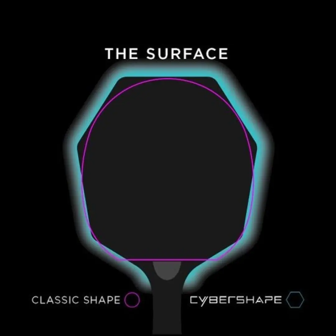 Stiga Cybershape Pure Tafeltennisbatje - 7 Lagen Hout