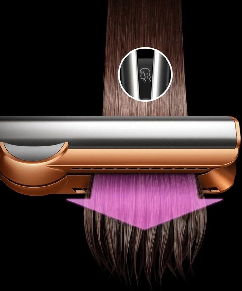 Dyson Airstrait Stijltang - 6 standen - Red Velvet/Goud - afbeelding 6 van 6