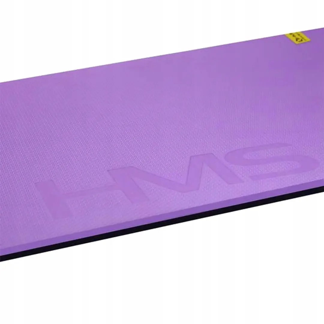HMS Fitnessmat MFK01 - 1,5cm Paars/Zwart