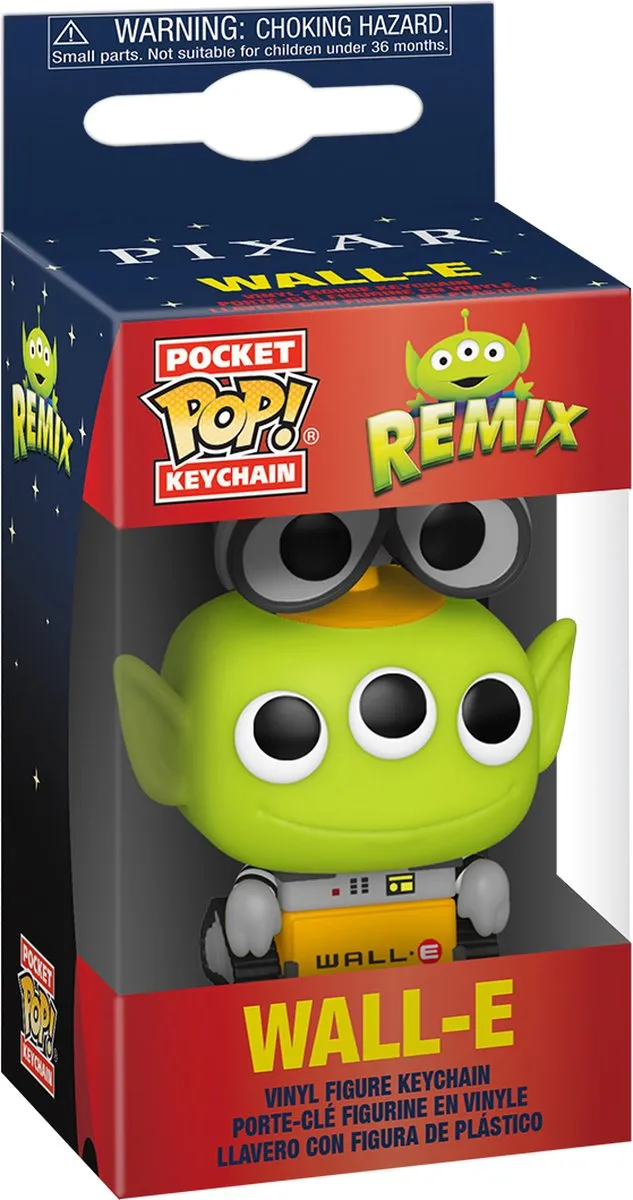 Funko Pop! Disney Toy Story Remix Alien Wall-E #760 - Multicolor
