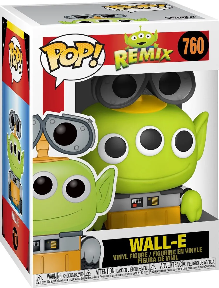 Funko Pop! Disney Toy Story Remix Alien Wall-E #760