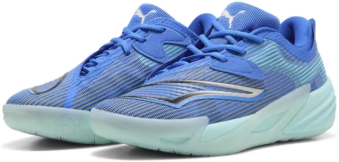 PUMA All-Pro Nitro 2 Frost Basketbalschoenen - Blauw - EU 41