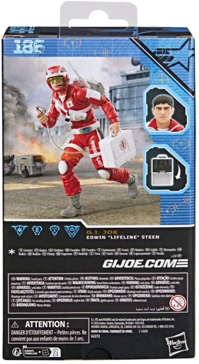 Hasbro G.I. Joe Classified Series Edwin Lifeline Action Figuur 15cm - HASG2272 - Multicolor - afbeelding 6 van 6
