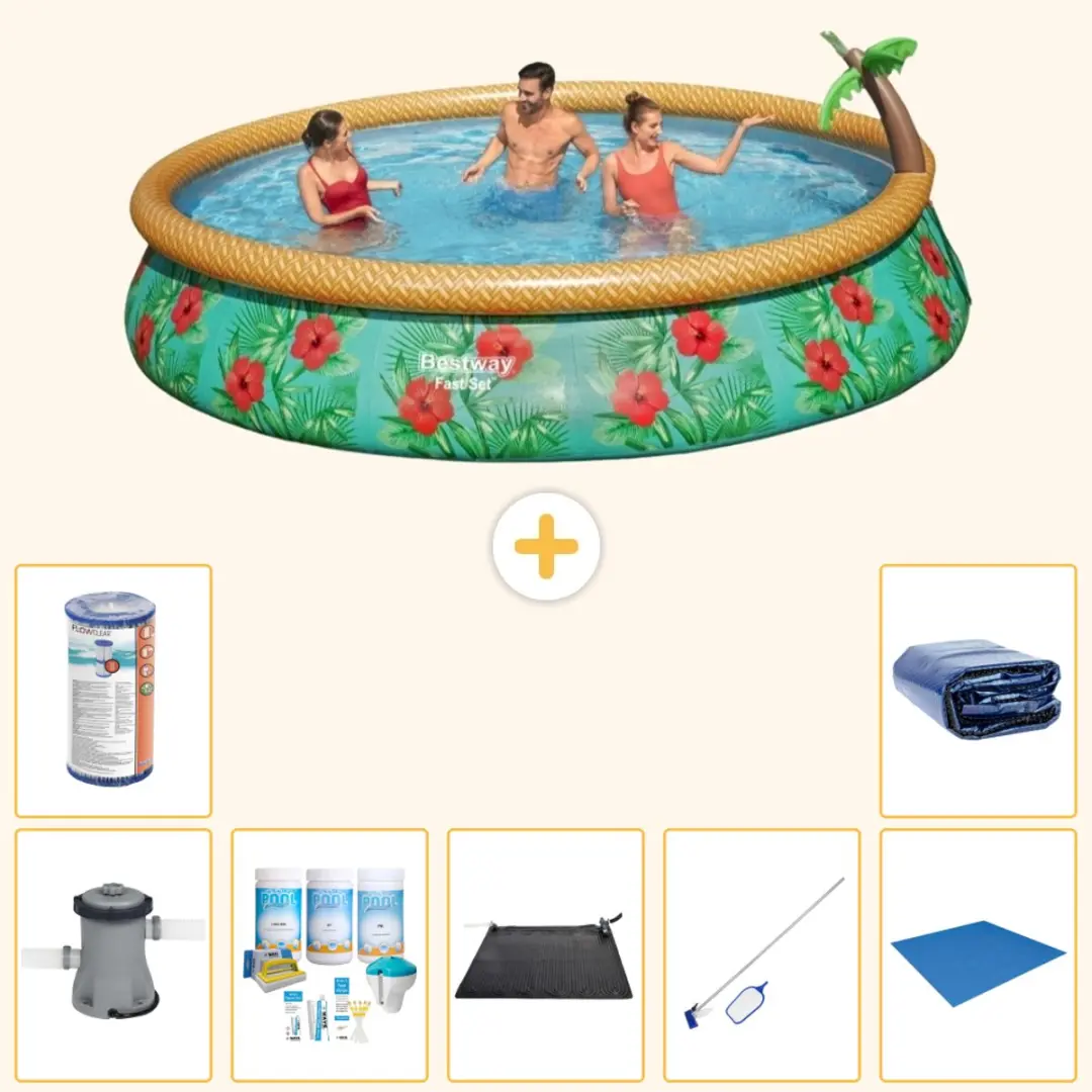 Bestway Paradijsprint Zwembad 457x84cm