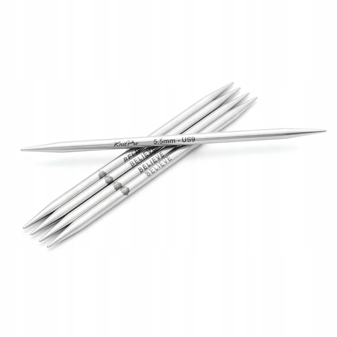 KnitPro Metalen Sokkenbreinaalden 2.75mm - 5 Stuks - Zilver