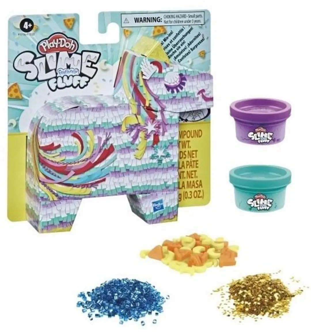 Play-Doh Piñata Slime Feathery Fluff - Multicolor