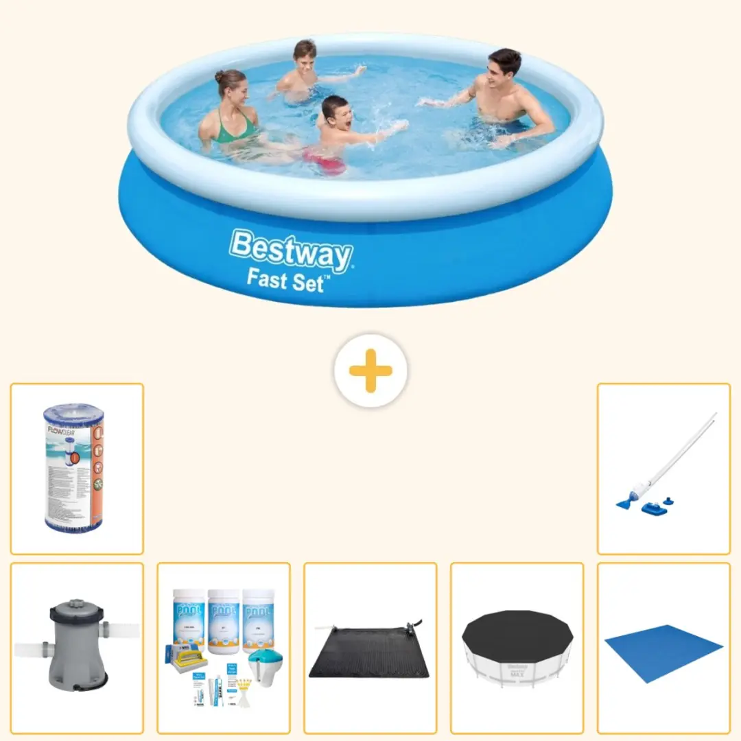 Bestway Fast Set Rond Zwembad 366x76cm