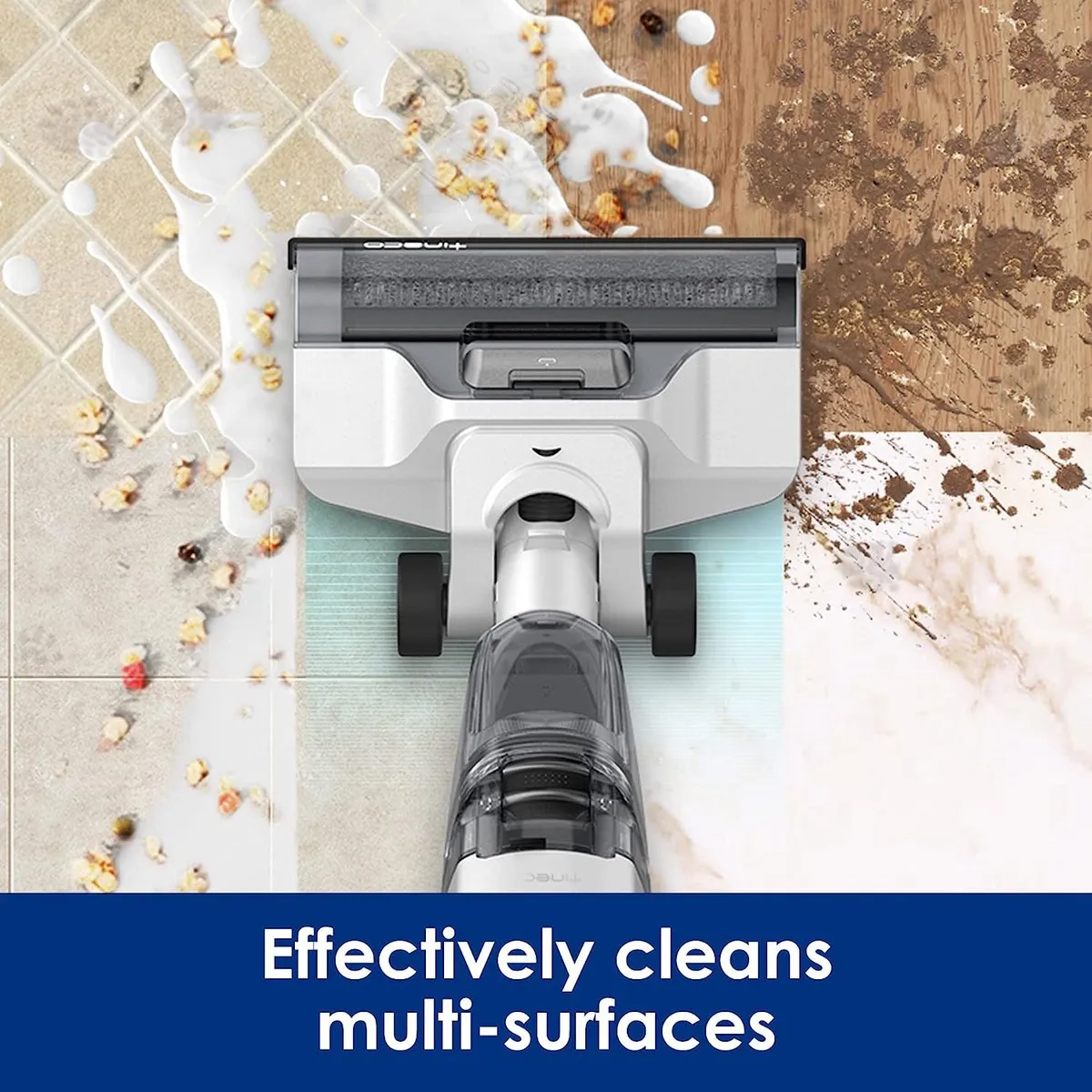 Tineco IFloor 2 Plus Vloerreiniger - Grijs/Wit