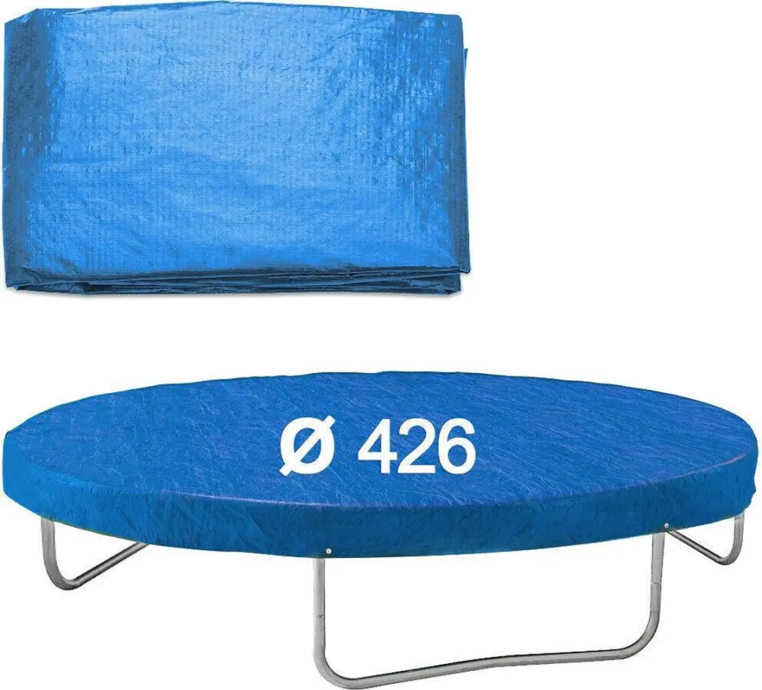 Monzana Trampolinehoes Ø427cm - Blauw