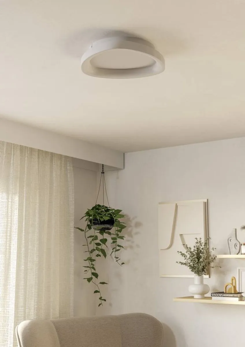 Eglo Loretello Plafondlamp LED Ø35cm - Wit - Dimbaar - Instelbaar wit licht