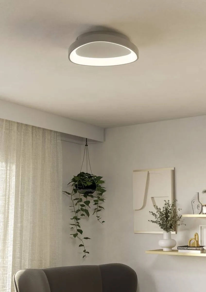 Eglo Loretello Plafondlamp LED Ø35cm - Wit - Dimbaar - Instelbaar wit licht
