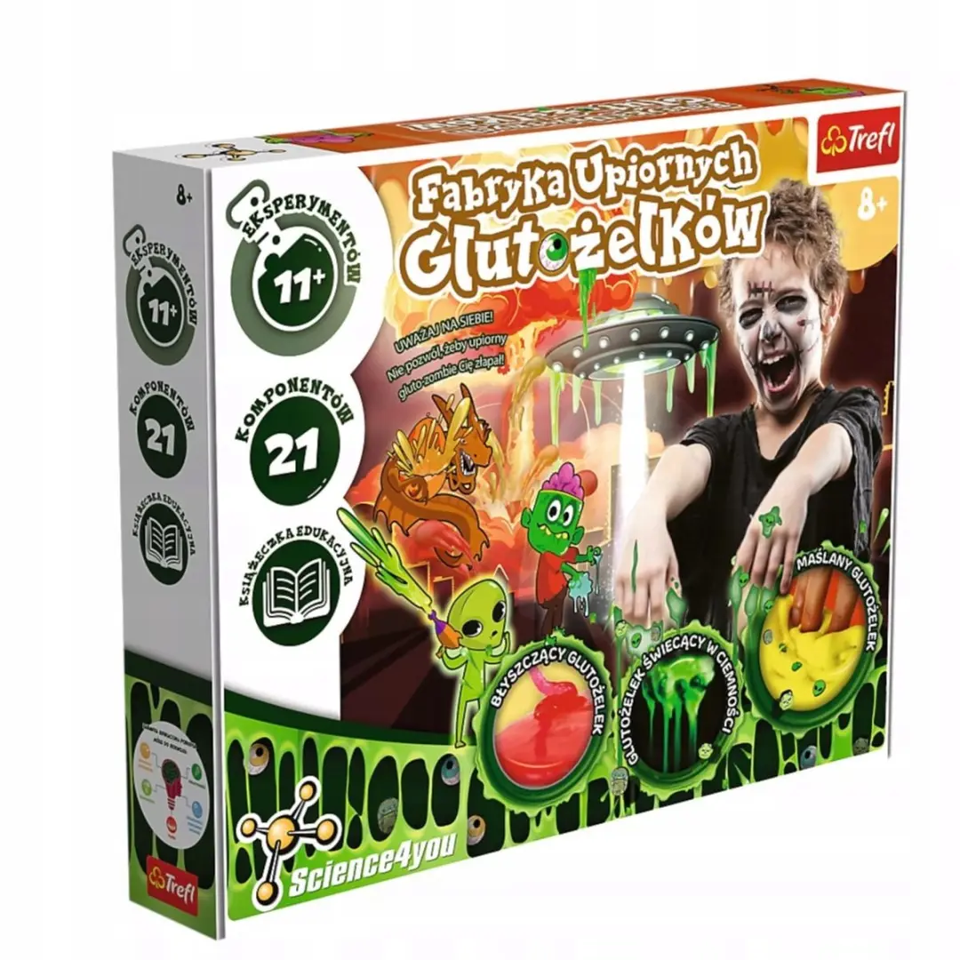 Trefl Wetenschapskit Spookachtige Gummy's - 11 Experimenten - Multicolor
