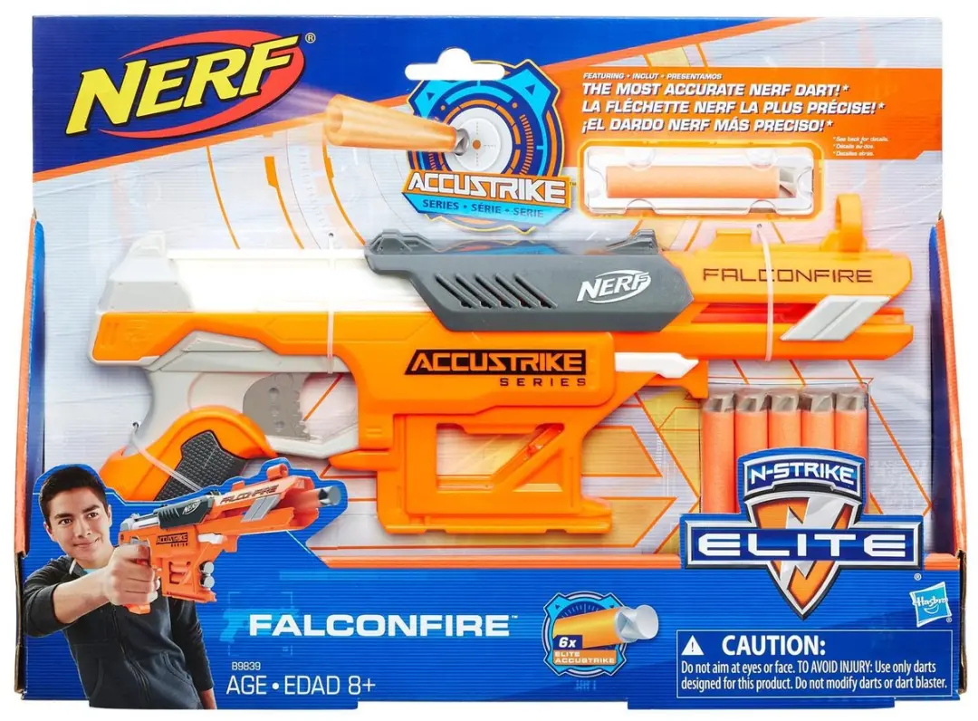 Nerf N-Strike Elite AccuStrike Falconfire Blaster - Oranje - afbeelding 6 van 6