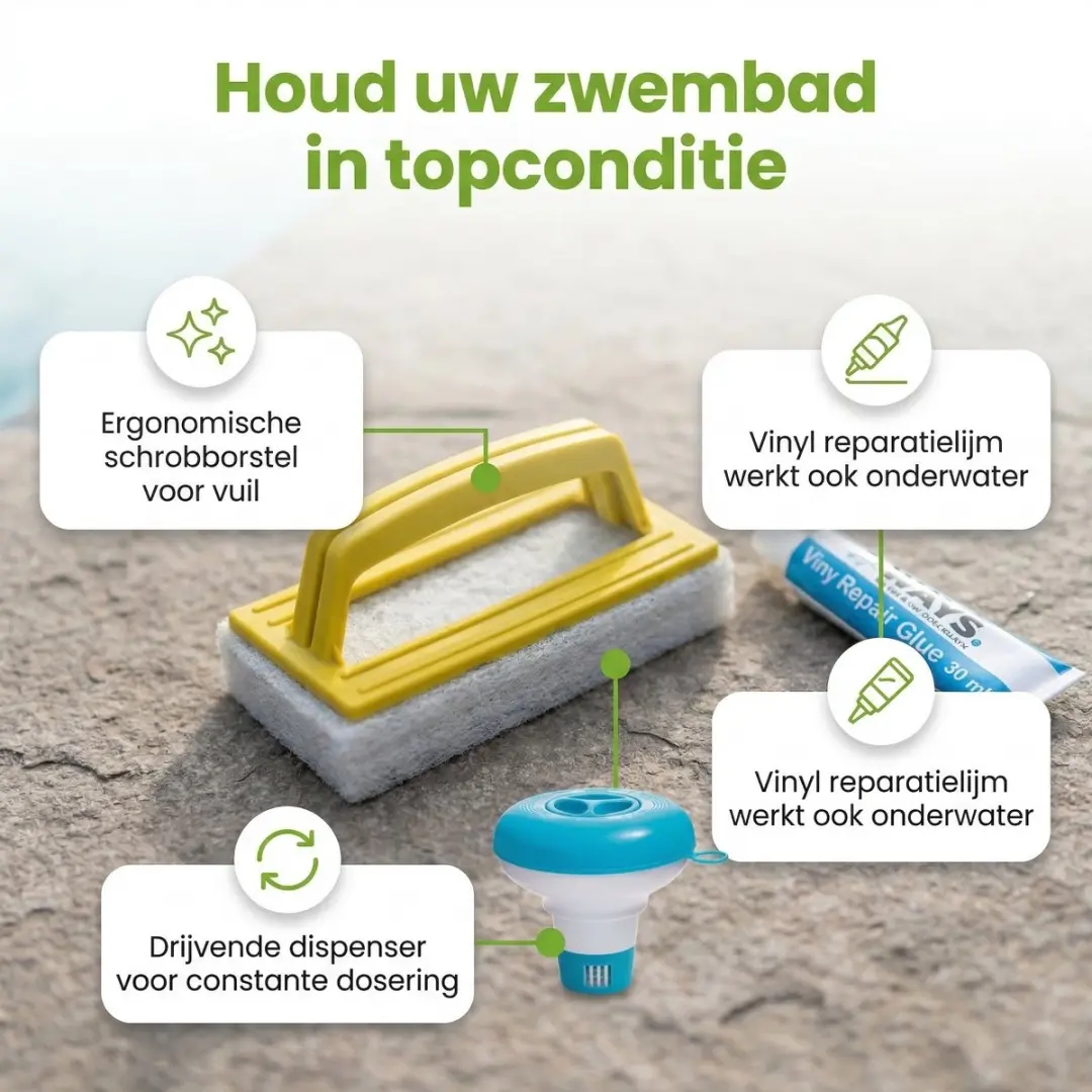 Bestway Fast Set Zwembad 244x61cm - 1880L - Blauw