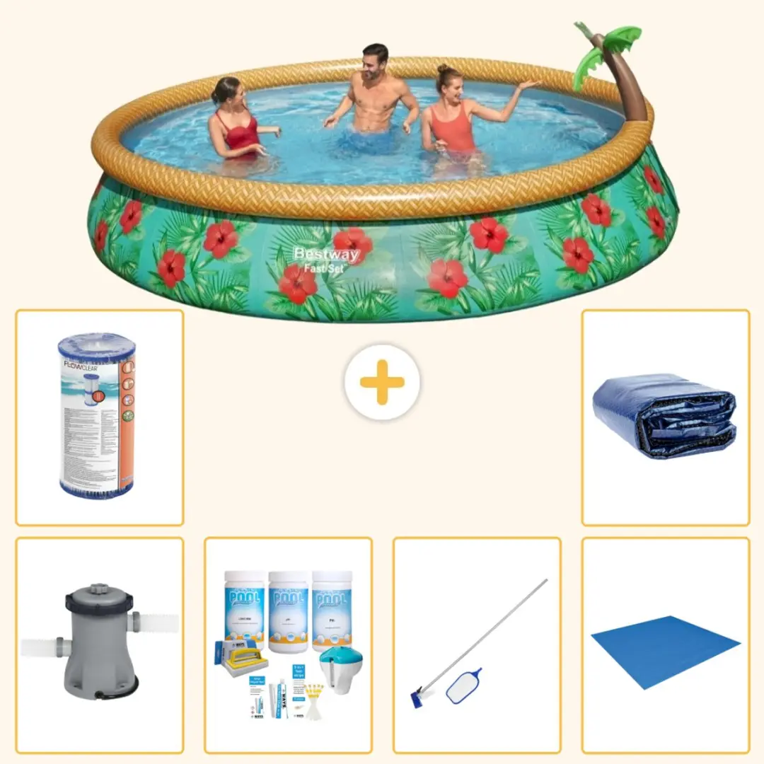 Bestway Paradijsprint Zwembad 457x84cm