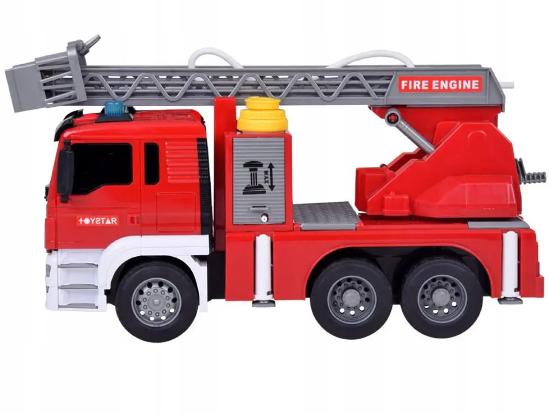 TOYSTAR Brandweerwagen met Waterspuit - Rood