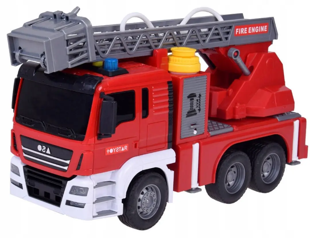 TOYSTAR Brandweerwagen met Waterspuit - Rood