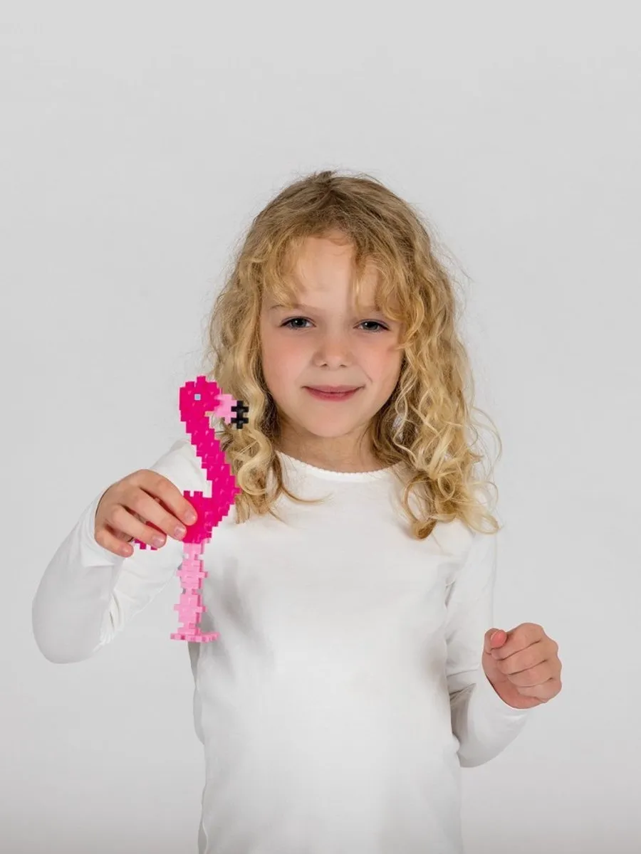 Plus-Plus Flamingo 100-delig Bouwset - 4242 - afbeelding 4 van 6