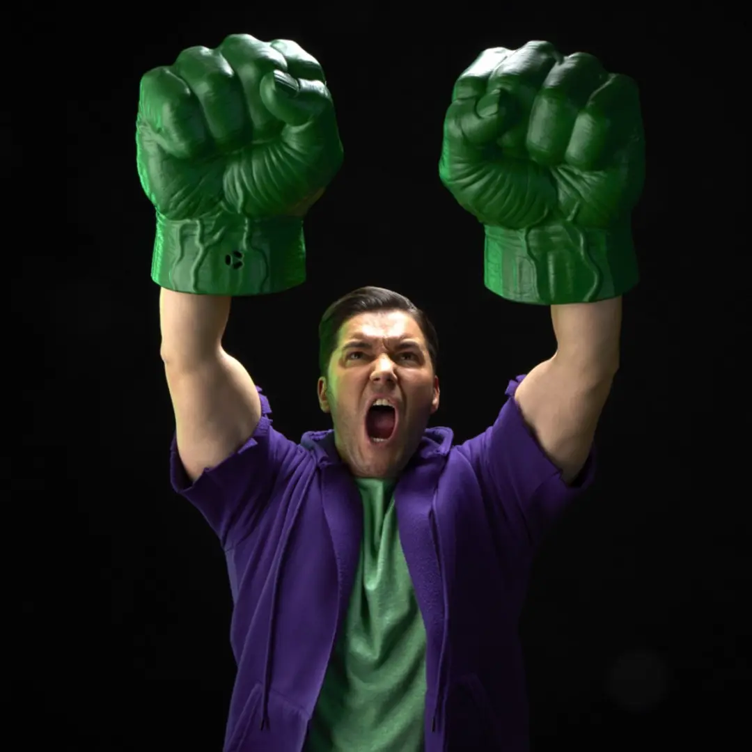 Marvel Legends Incredible Hulk Rollenspelvuisten - Smash 'N Bash - Groen