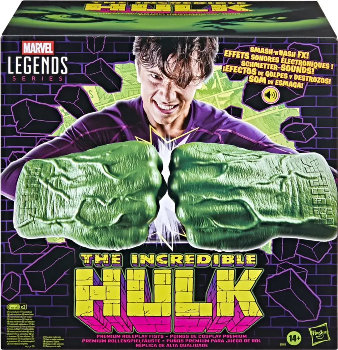 Marvel Legends Incredible Hulk Rollenspelvuisten - Smash 'N Bash - Groen