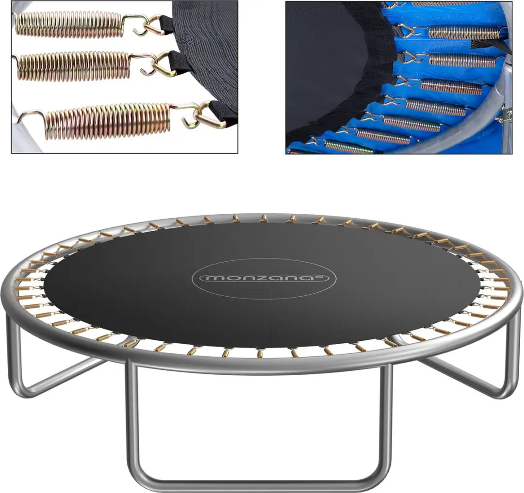 Monzana Trampoline Springmat 427cm - 96 Ogen - Zwart