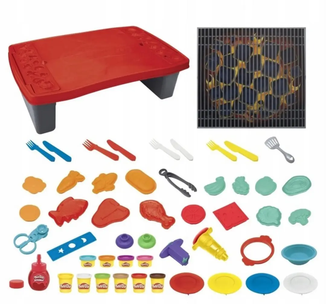 Play-Doh Grillset - 40 Stuks Multicolor