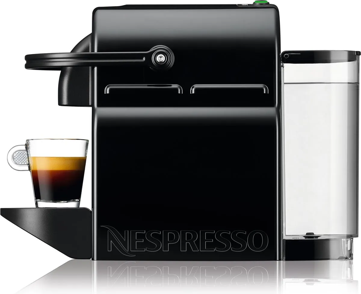 Nespresso Inissia Koffiecupmachine – Espresso & Lungo – 19 bar – Snelle opwarming (25 sec) – Automatische uitschakeling – Zwart – Compact design