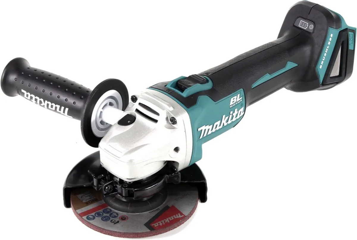 Makita DGA 504 Z Haakse Slijper 125mm - Borstelloos