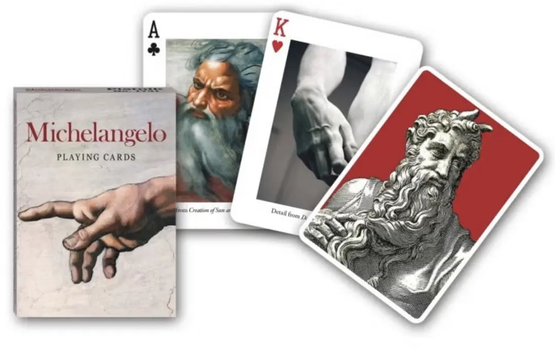 Piatnik Michelangelo Kunst Pokerkaartenset